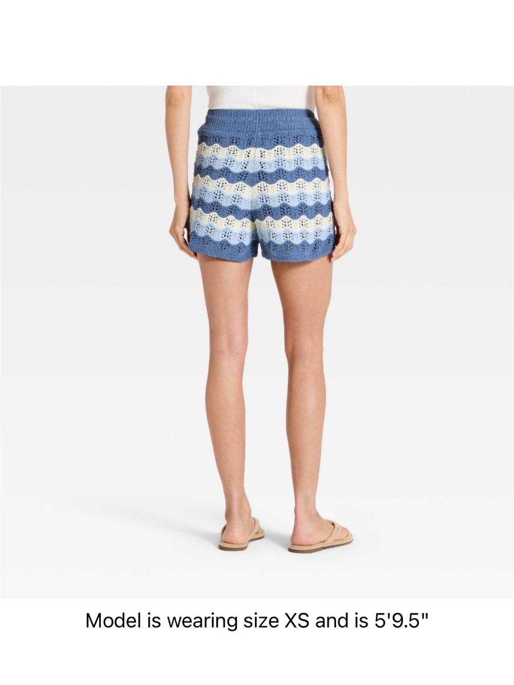 Target Crochet Top & Short Set Size M NWOT - Picture 3 of 4